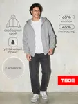 Տաքացված zip-hoodie սվիտշոտ՝ խավով